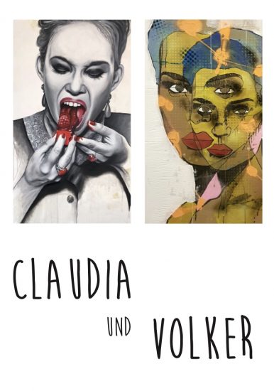 CLAUDIA & VOLKER, DIE SCHÖNE UND DAS BIEST Atelierausstellung, Atelier-CCR,Schulstrasse 13,PB  Vernissage Fr 19.10.18, 19.00